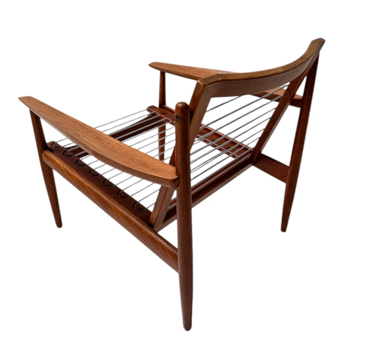 Two Mid-Century Modern Lounge Chairs by Arne Vodder for Glostrup, 1950s